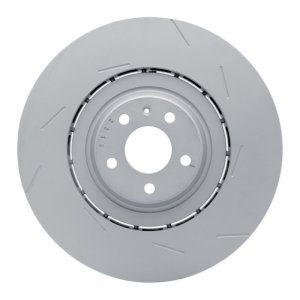 Porsche Macan Brake Rotor (1) - Right Front - R1 Concepts - Slotted Carbon Alloy GeoMET - `17-`18